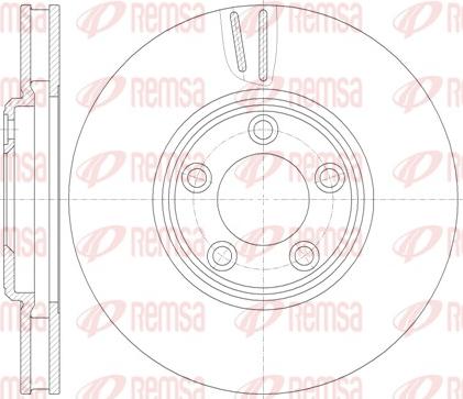 Remsa 6836.10 - Kočioni disk www.molydon.hr