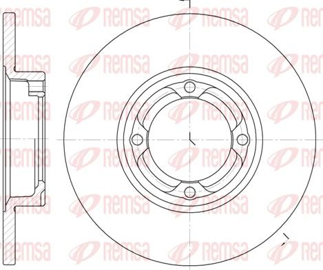 Remsa 6832.00 - Kočioni disk www.molydon.hr