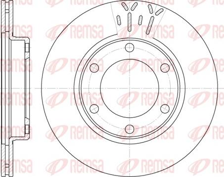 Remsa 6824.10 - Kočioni disk www.molydon.hr