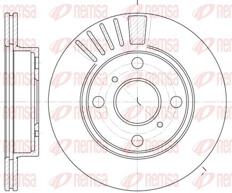 Remsa 6825.10 - Kočioni disk www.molydon.hr