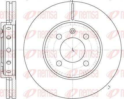 Remsa 6826.10 - Kočioni disk www.molydon.hr