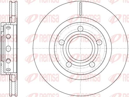 Remsa 6822.10 - Kočioni disk www.molydon.hr