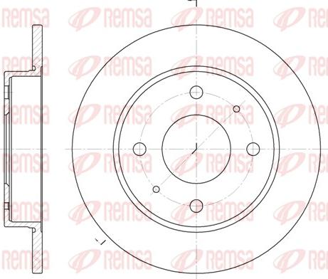 Remsa 6879.00 - Kočioni disk www.molydon.hr