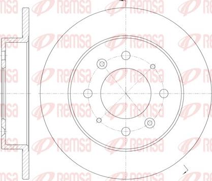 Remsa 6874.00 - Kočioni disk www.molydon.hr