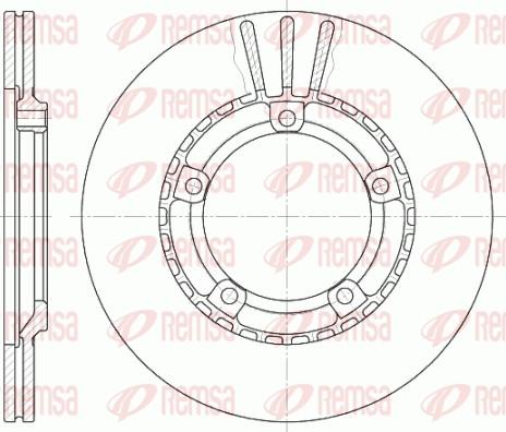 Parts-Mall HCCA-033 - Kočioni disk www.molydon.hr