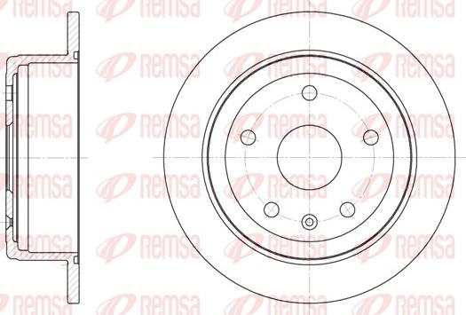 Remsa 6872.00 - Kočioni disk www.molydon.hr