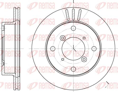 Remsa 6399.10 - Kočioni disk www.molydon.hr