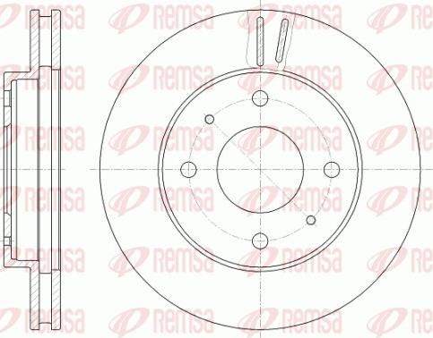 Remsa 6394.10 - Kočioni disk www.molydon.hr