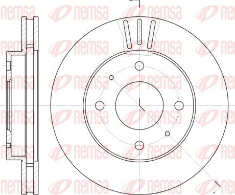 Remsa 6394.11 - Kočioni disk www.molydon.hr