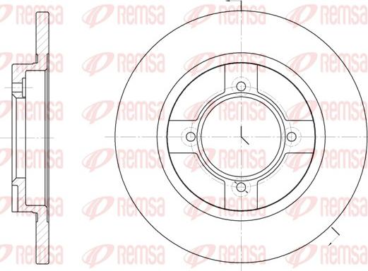 Remsa 6396.00 - Kočioni disk www.molydon.hr