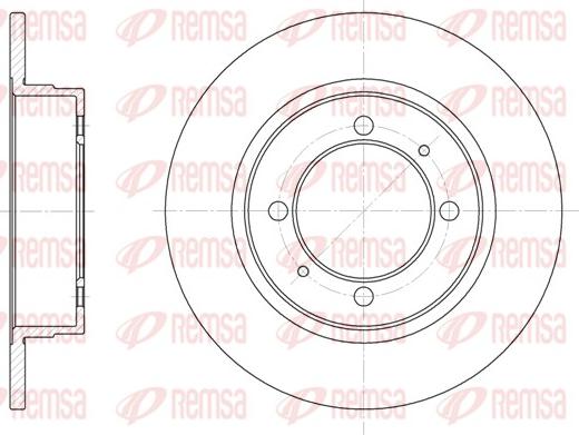 Remsa 6390.00 - Kočioni disk www.molydon.hr