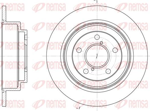 Remsa 6398.00 - Kočioni disk www.molydon.hr