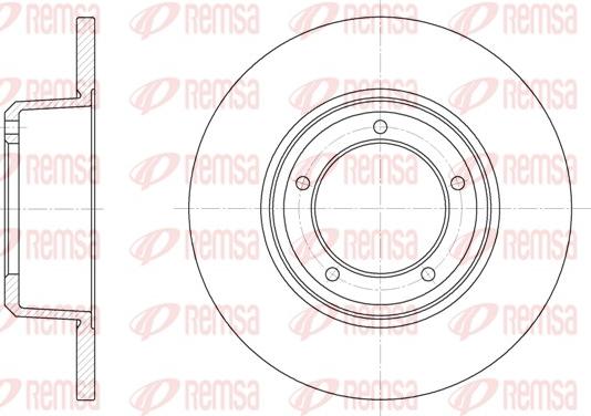 Remsa 6341.00 - Kočioni disk www.molydon.hr