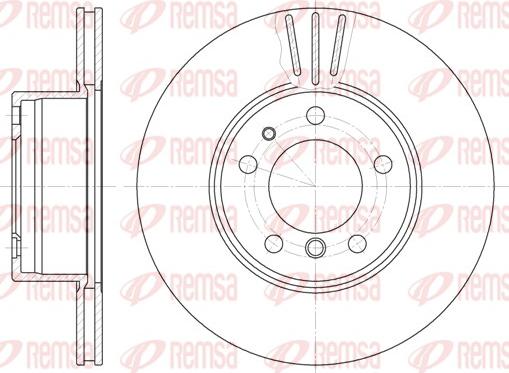 Remsa 6348.10 - Kočioni disk www.molydon.hr