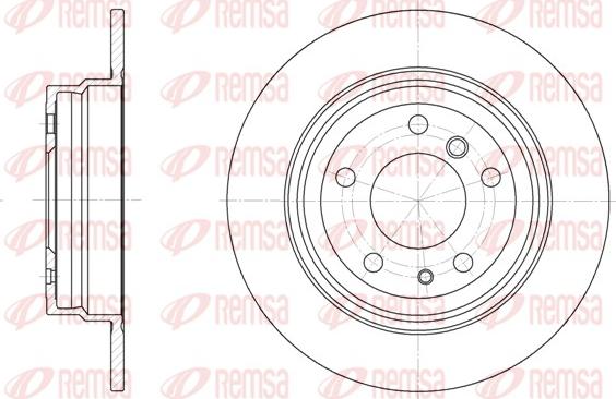 Remsa 6342.00 - Kočioni disk www.molydon.hr