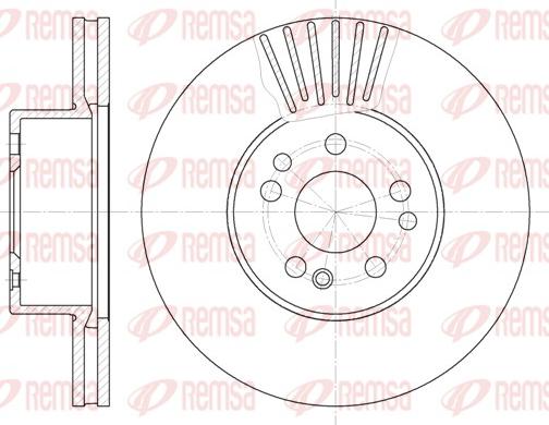 Remsa 6353.10 - Kočioni disk www.molydon.hr