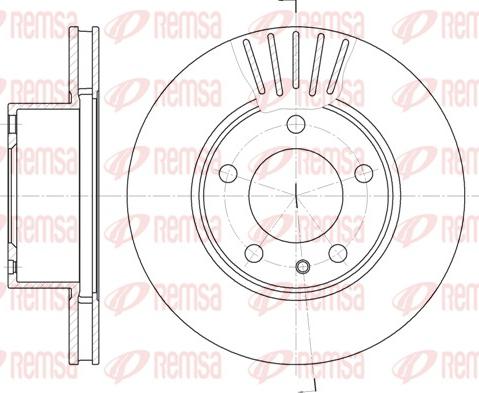 Remsa 6357.10 - Kočioni disk www.molydon.hr