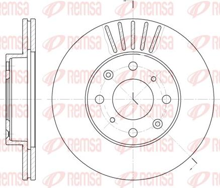 Remsa 6369.10 - Kočioni disk www.molydon.hr