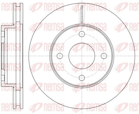 Remsa 6365.10 - Kočioni disk www.molydon.hr