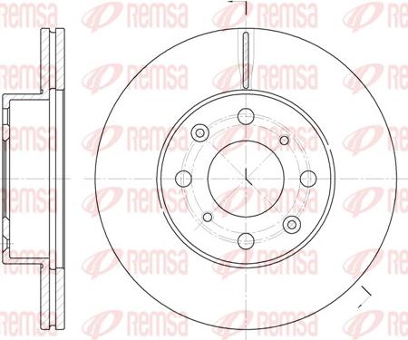 Remsa 6366.10 - Kočioni disk www.molydon.hr