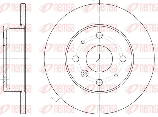 Remsa 6363.00 - Kočioni disk www.molydon.hr