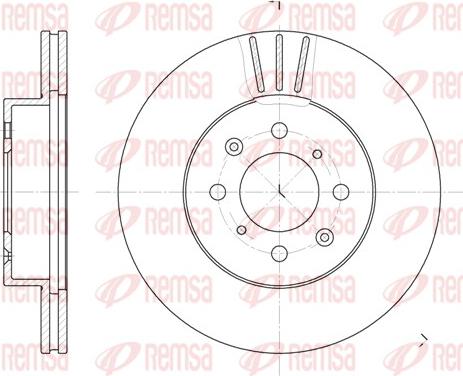 Remsa 6367.10 - Kočioni disk www.molydon.hr