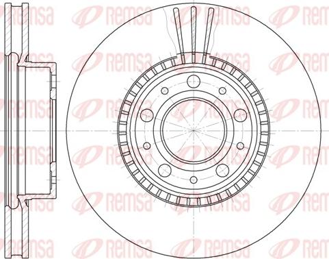 Remsa 6304.10 - Kočioni disk www.molydon.hr