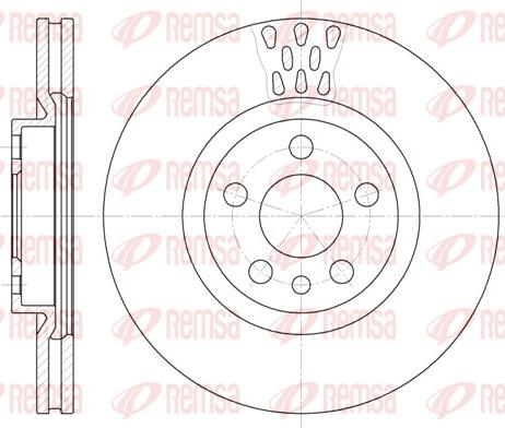 Remsa 6305.11 - Kočioni disk www.molydon.hr