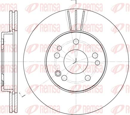 Remsa 6314.10 - Kočioni disk www.molydon.hr