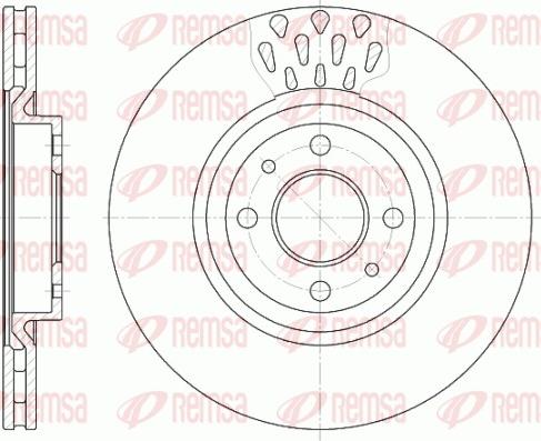 Remsa 6315.10 - Kočioni disk www.molydon.hr