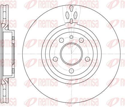 Remsa 6315.11 - Kočioni disk www.molydon.hr