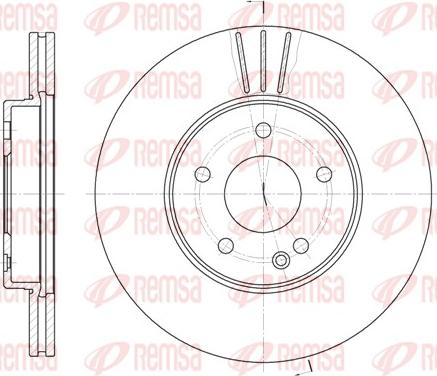 Remsa 6313.10 - Kočioni disk www.molydon.hr