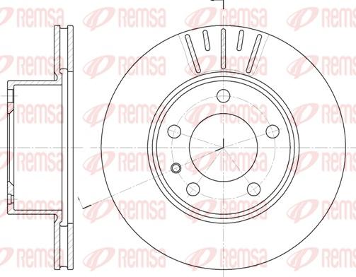 Remsa 6317.10 - Kočioni disk www.molydon.hr