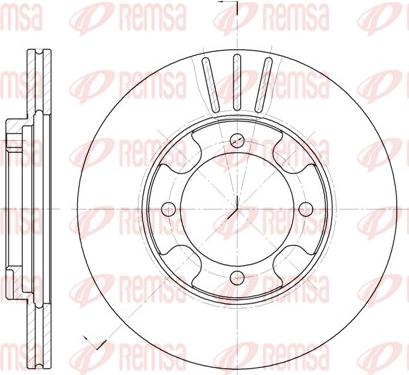 Remsa 6389.10 - Kočioni disk www.molydon.hr