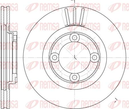 Remsa 6385.10 - Kočioni disk www.molydon.hr