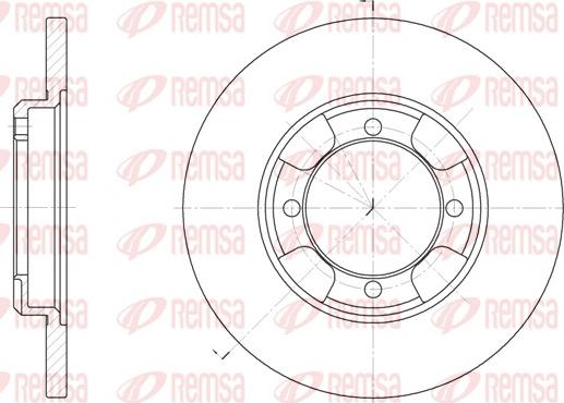 Remsa 6388.00 - Kočioni disk www.molydon.hr