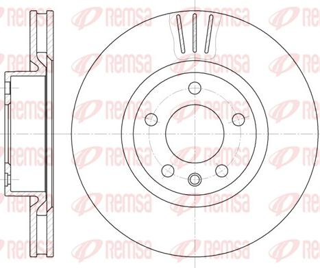 Remsa 6339.10 - Kočioni disk www.molydon.hr