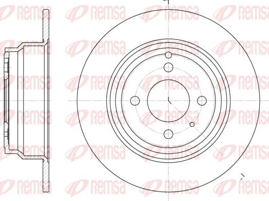 Remsa 6335.00 - Kočioni disk www.molydon.hr