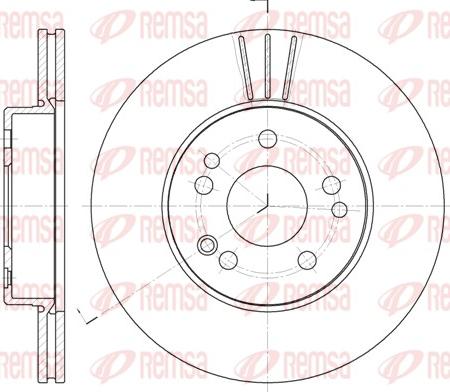 Remsa 6338.10 - Kočioni disk www.molydon.hr