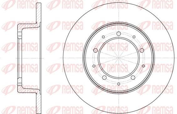 Remsa 6333.00 - Kočioni disk www.molydon.hr