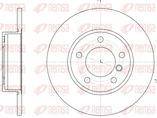 Remsa 6323.00 - Kočioni disk www.molydon.hr