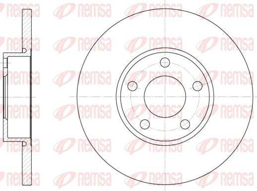 Remsa 6327.00 - Kočioni disk www.molydon.hr