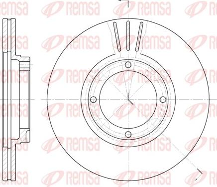 Remsa 6374.10 - Kočioni disk www.molydon.hr