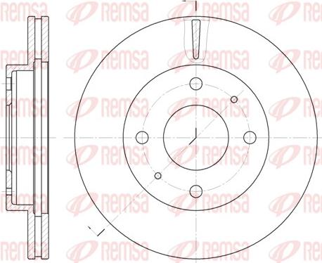 Remsa 6376.10 - Kočioni disk www.molydon.hr