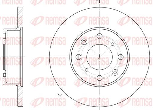 Remsa 6370.00 - Kočioni disk www.molydon.hr