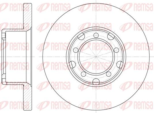 Remsa 6296.00 - Kočioni disk www.molydon.hr