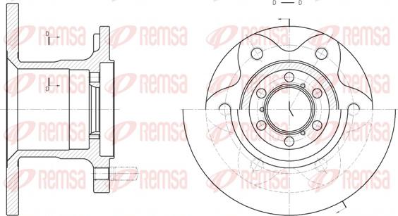 Remsa 6290.00 - Kočioni disk www.molydon.hr