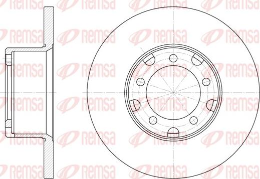 Remsa 6291.00 - Kočioni disk www.molydon.hr