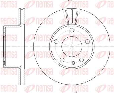 Remsa 6298.10 - Kočioni disk www.molydon.hr