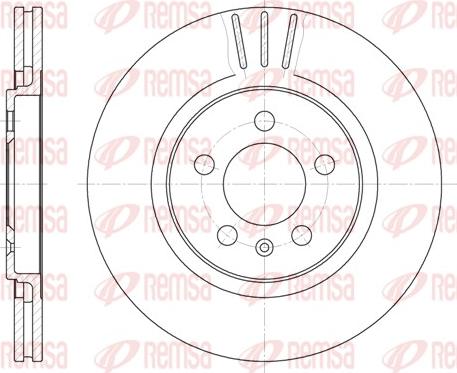 Remsa 6293.10 - Kočioni disk www.molydon.hr